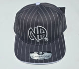 Ball Cap Gray Striped NA Symbol Snapback y)