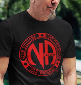 One Disease, One Program Red Custom Tee