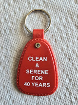 PKT- 40 YEARS - RED Key Tag