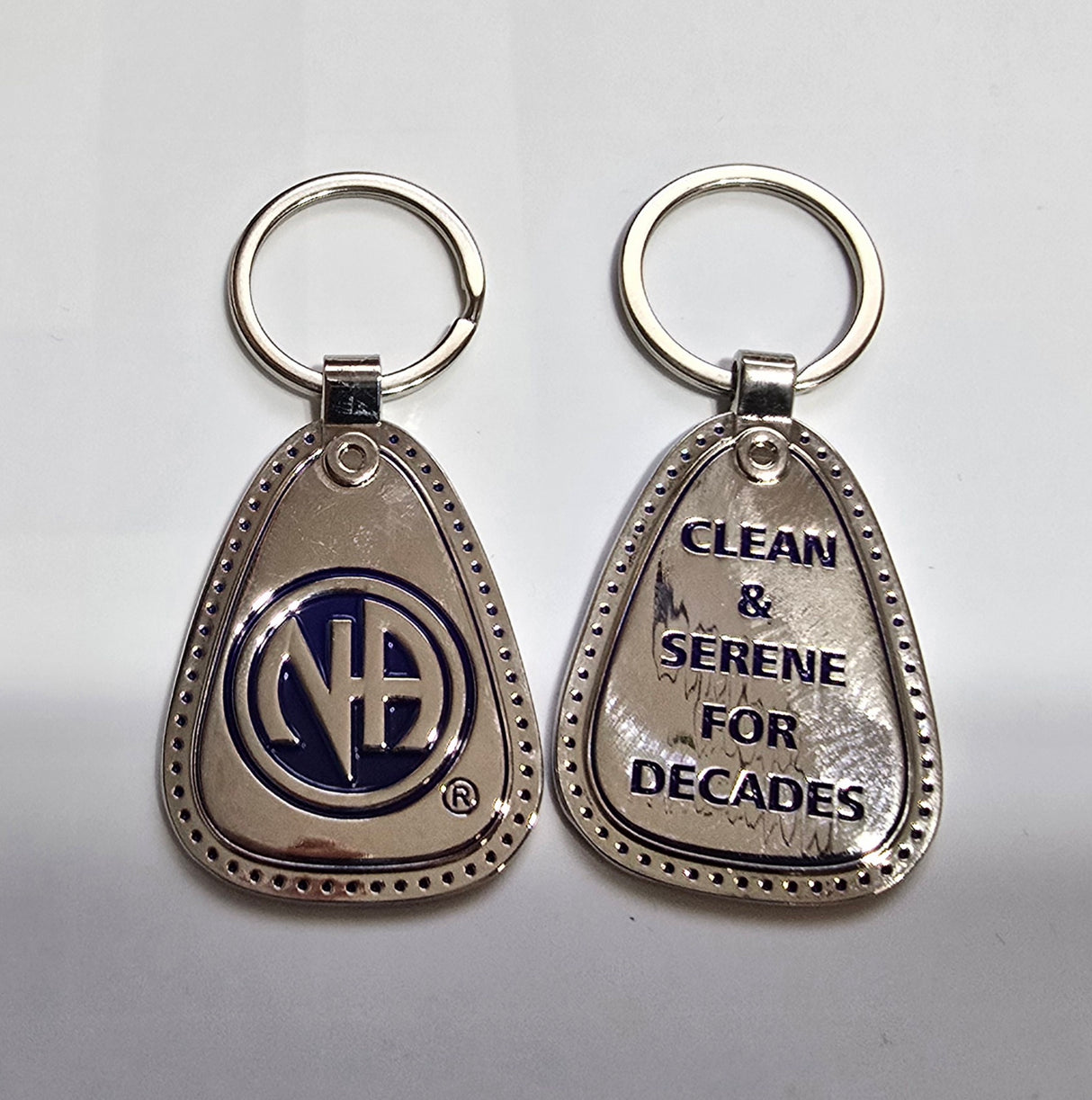 mkt- Metal Decades Clean Key Tag