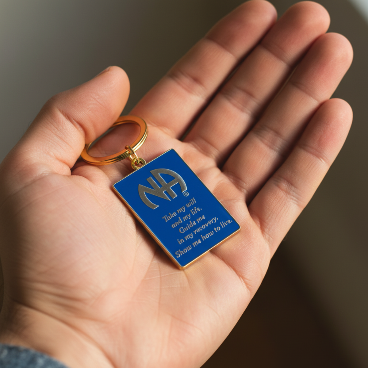 mkt- NA 3rd Step Prayer Key Chain