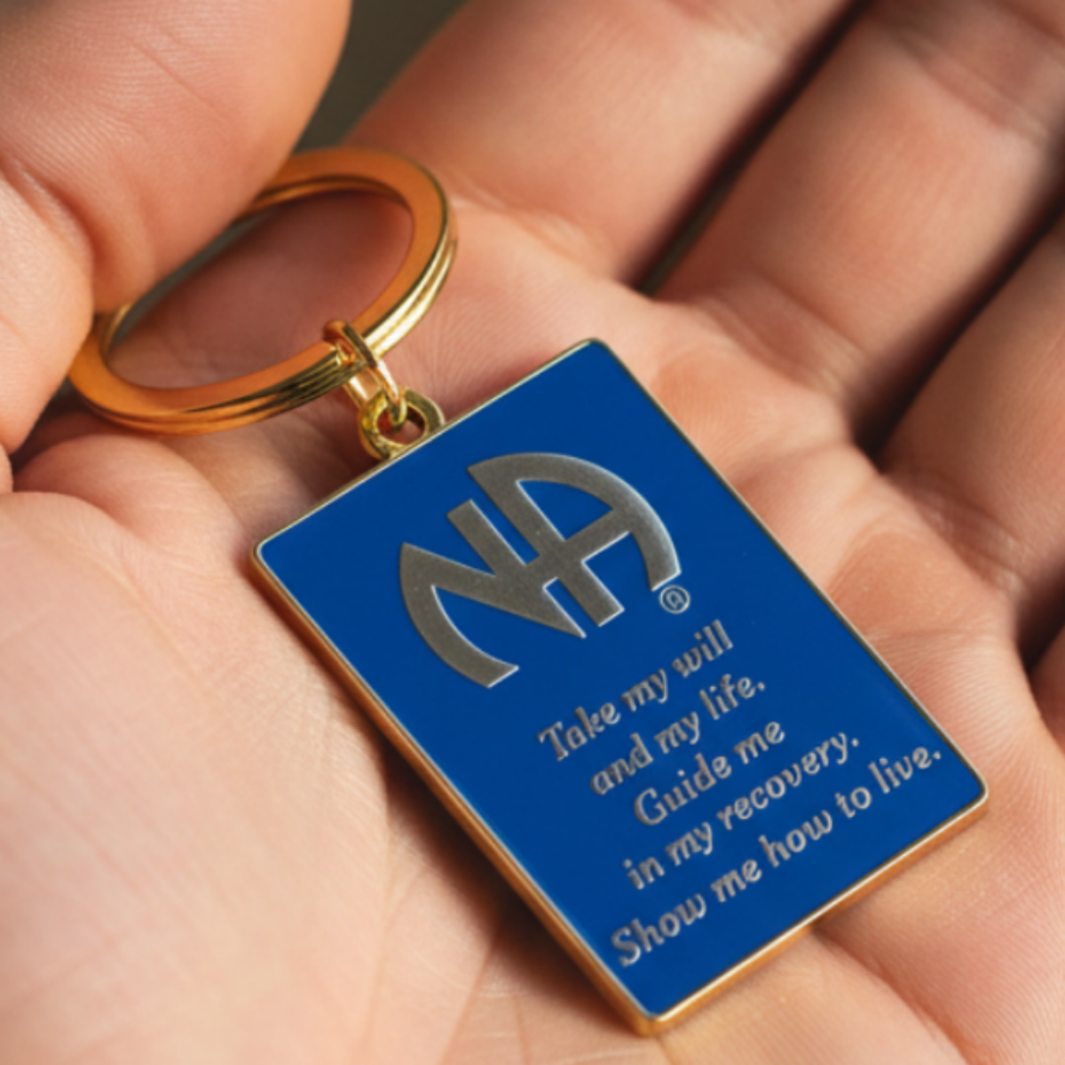 mkt- NA 3rd Step Prayer Key Chain