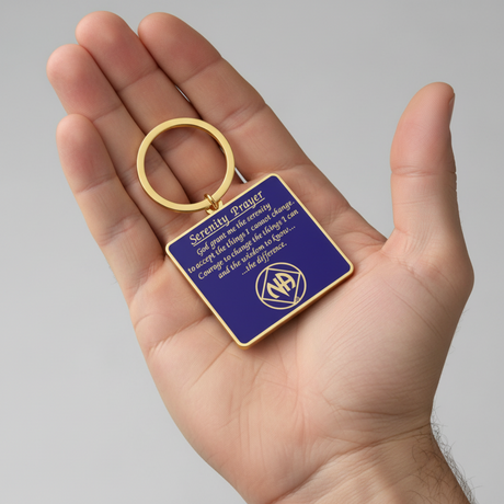 mkt- NA Serenity Prayer Key Chain