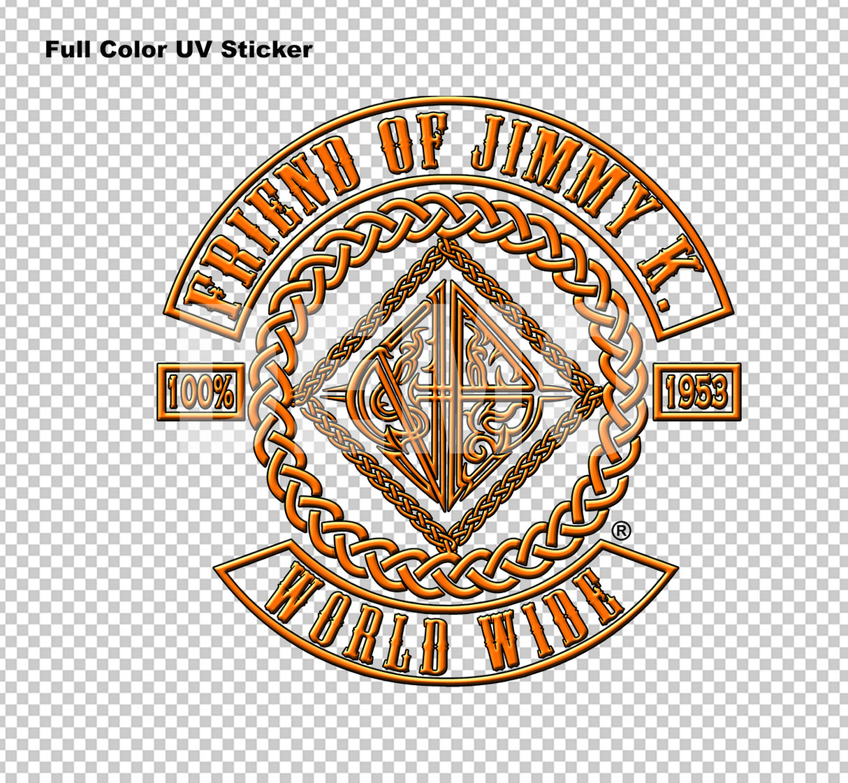 Friend Of Jimmy K -  UV-Sticker