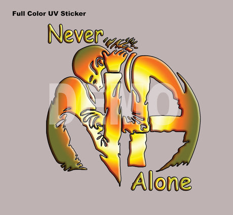 Hugs Never Alone -  UV-Sticker