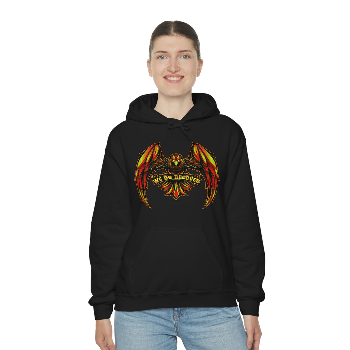 We Do Recover Eagle dtg Hoodie