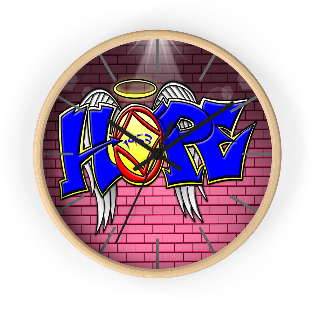 Hope Wings Wall clock