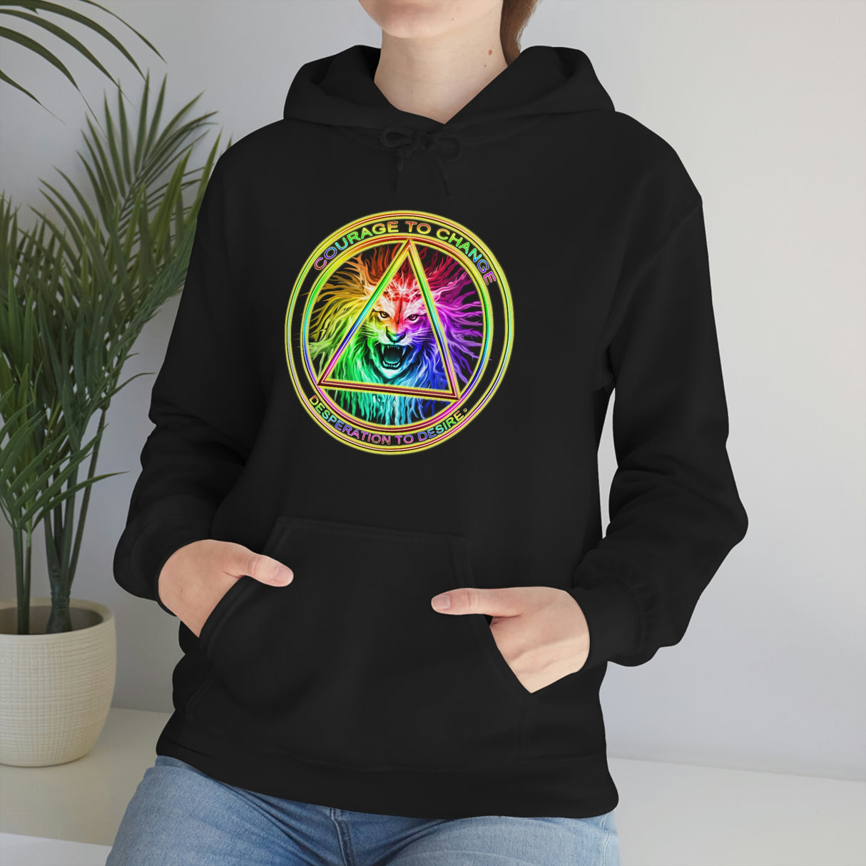 AA Courage To Change dtg Hoodie