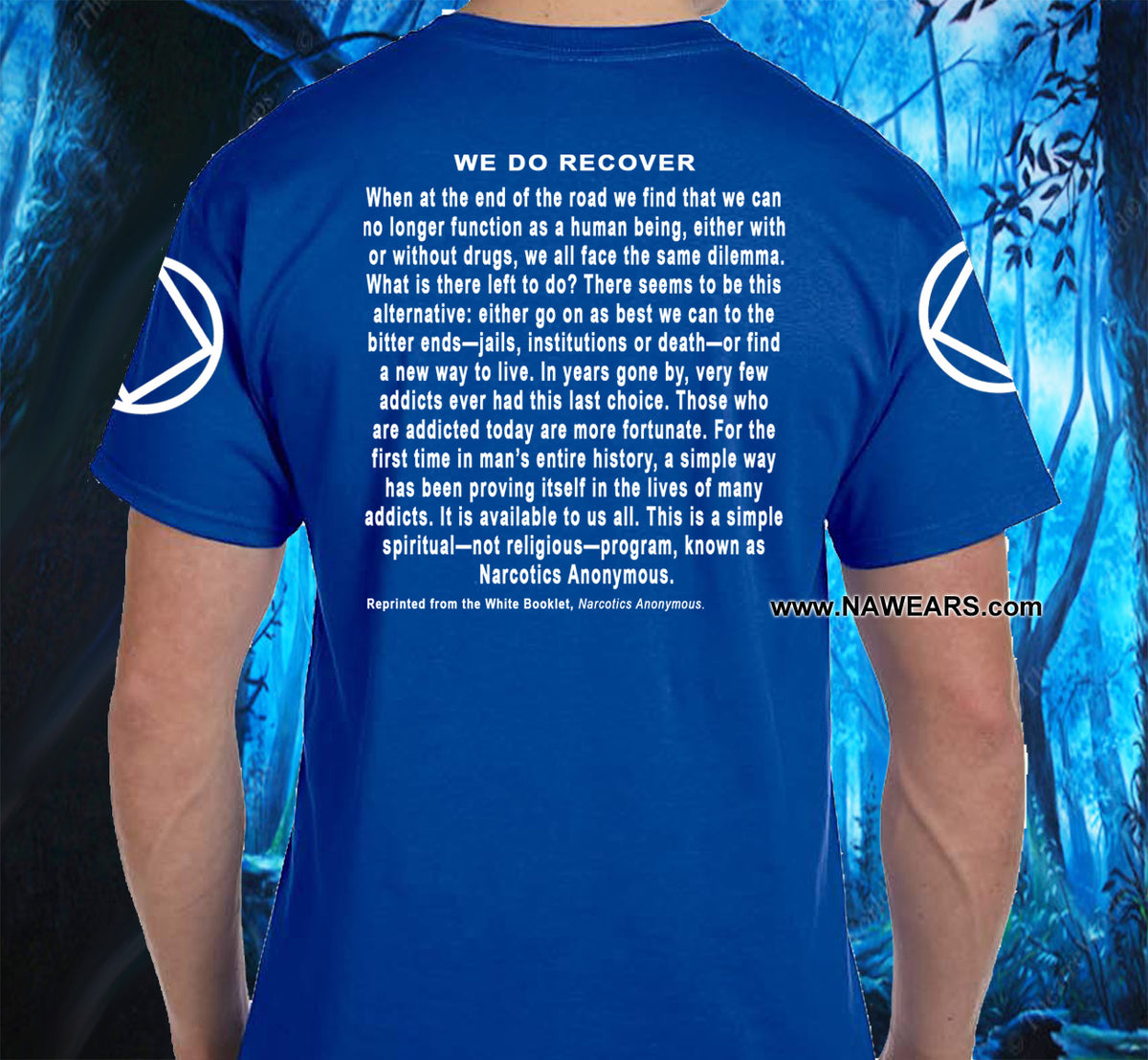 Na Basic Text Vector NA BASIC TEXT V. 2.0 T-shirt, NA SHIRTS, Narcotics Anonymous Shirt ...