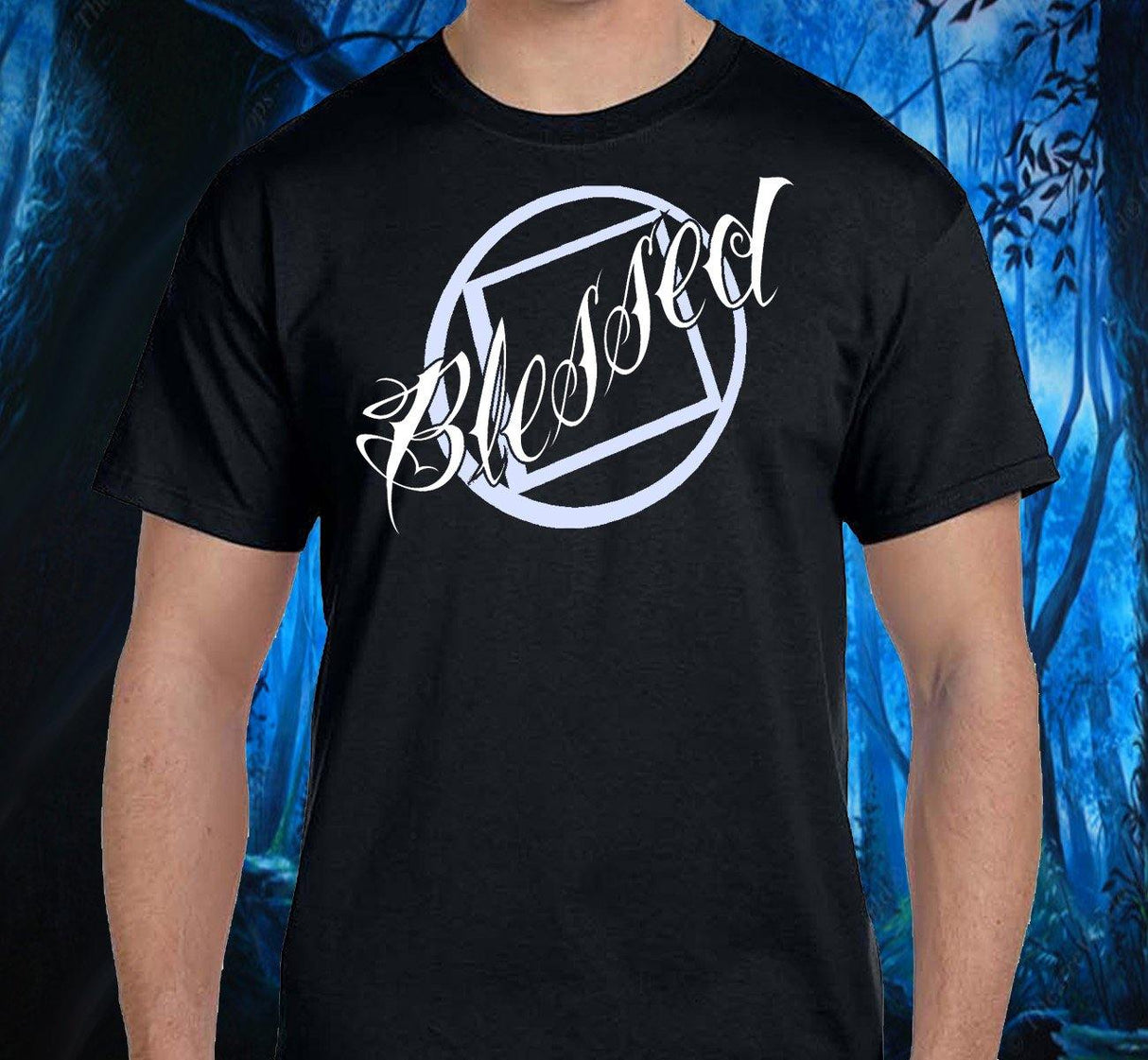Blessed - Black T-shirt - nawears