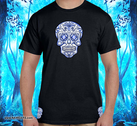 Sugar Skull Blue Life SS/LS Tee