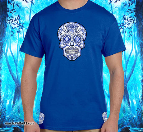 Sugar Skull Blue Life SS/LS Tee