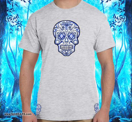 Sugar Skull Blue Life SS/LS Tee