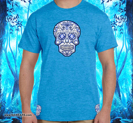 Sugar Skull Blue Life SS/LS Tee