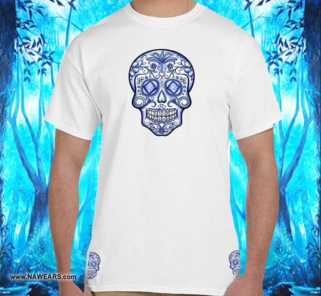 Sugar Skull Blue Life SS/LS Tee