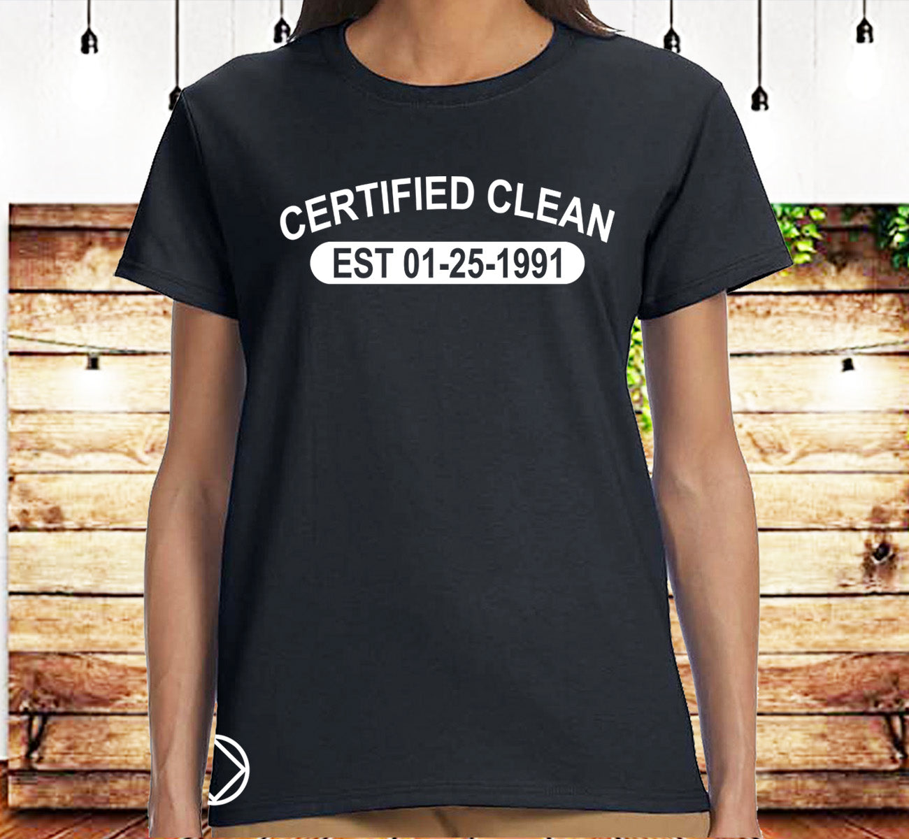 NA CERTIFIED CLEAN CUSTOM Tee, NA Shirts, Narcotics Anonymous Shirt ...