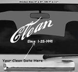 Win Decal - Cola Style Clean Since Decal - nawears