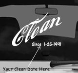Win Decal - Cola Style Clean Since Decal - nawears