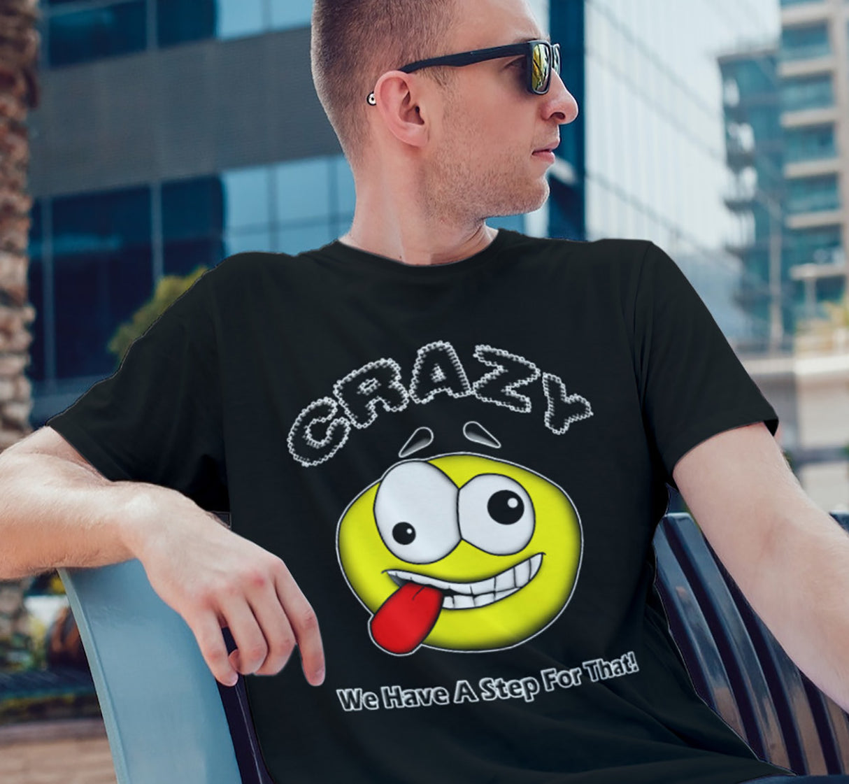 Crazy Emoji  SS/LS Tee