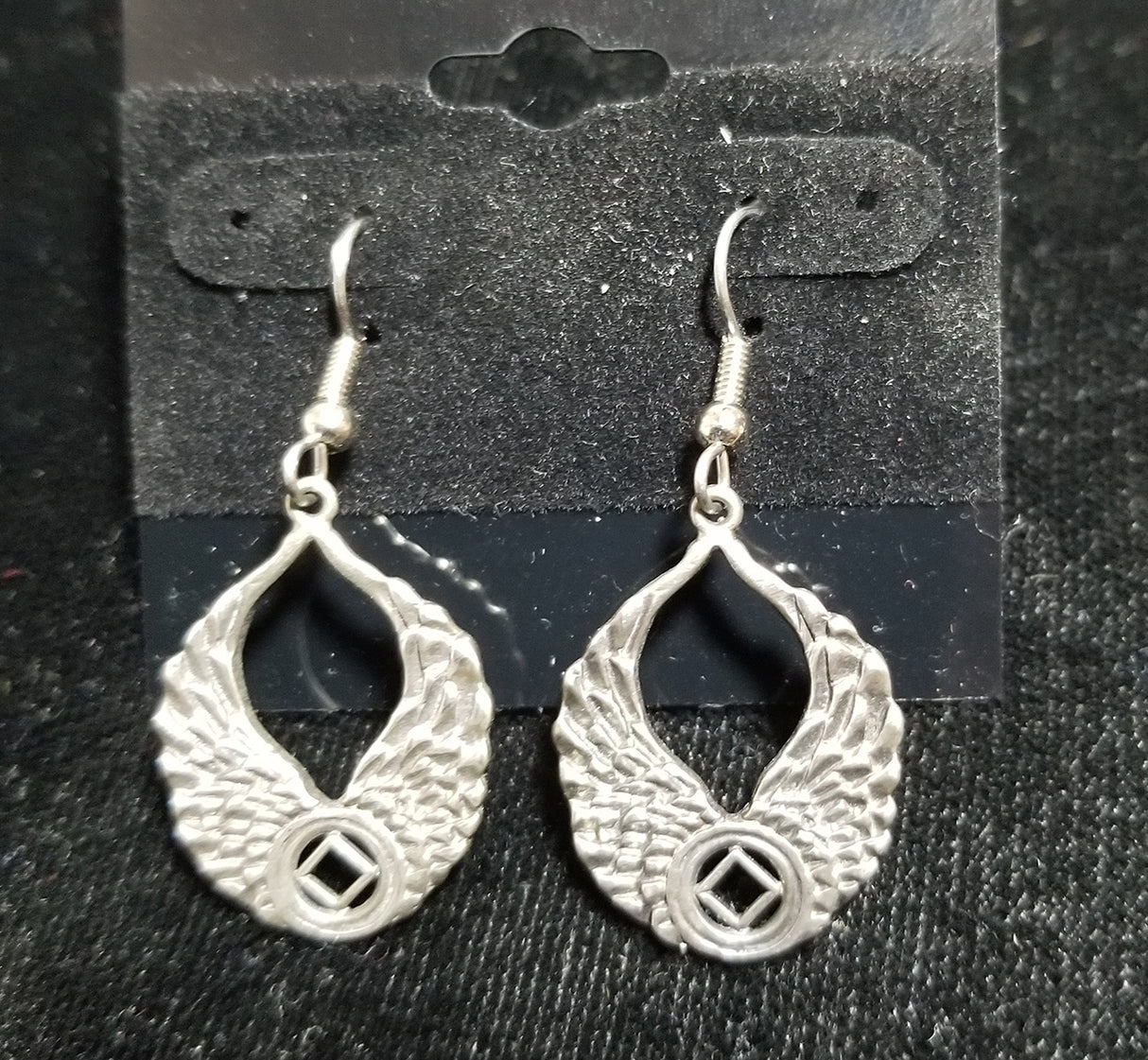 Sterling Silver NA Wings Earrings