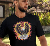 NA Flaming Eagle T-shirt - nawears