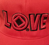 hg-bc-12 - NA Love Symbol  Red Cap