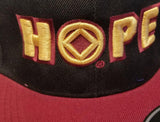 hg-bc-17 - Black & Burg NA Hope Logo Cap - nawears
