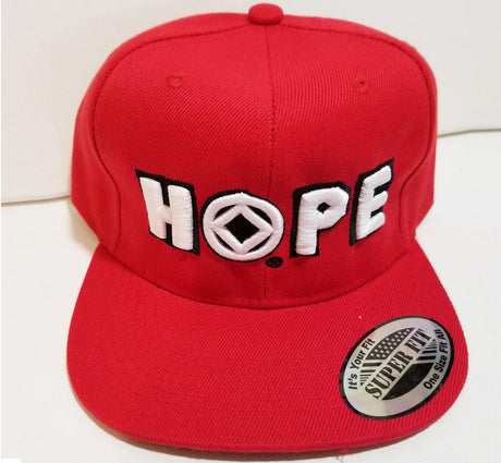 Red Hope Symbol Ball Cap - nawears