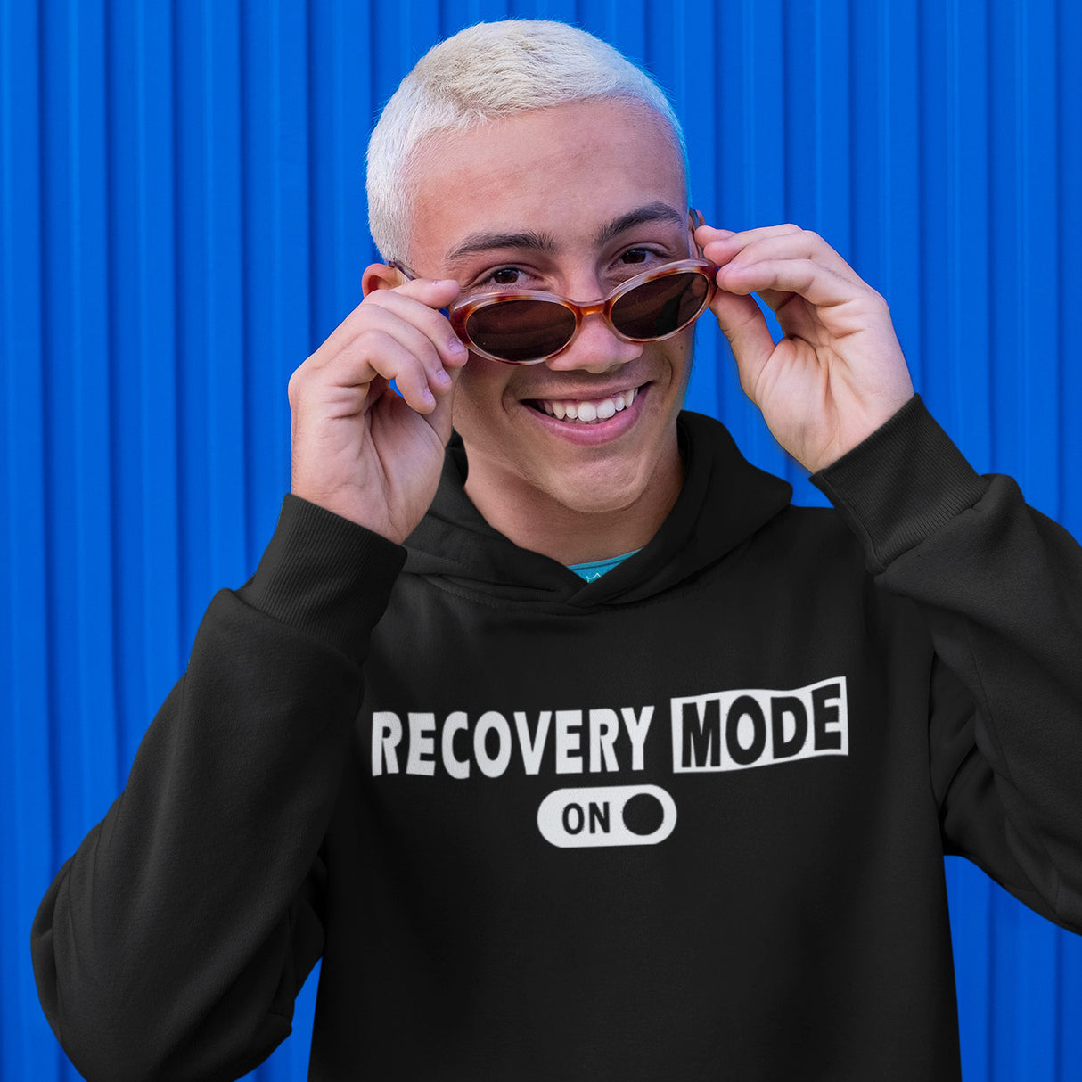 Hoodie - Recovery Mode On - Black