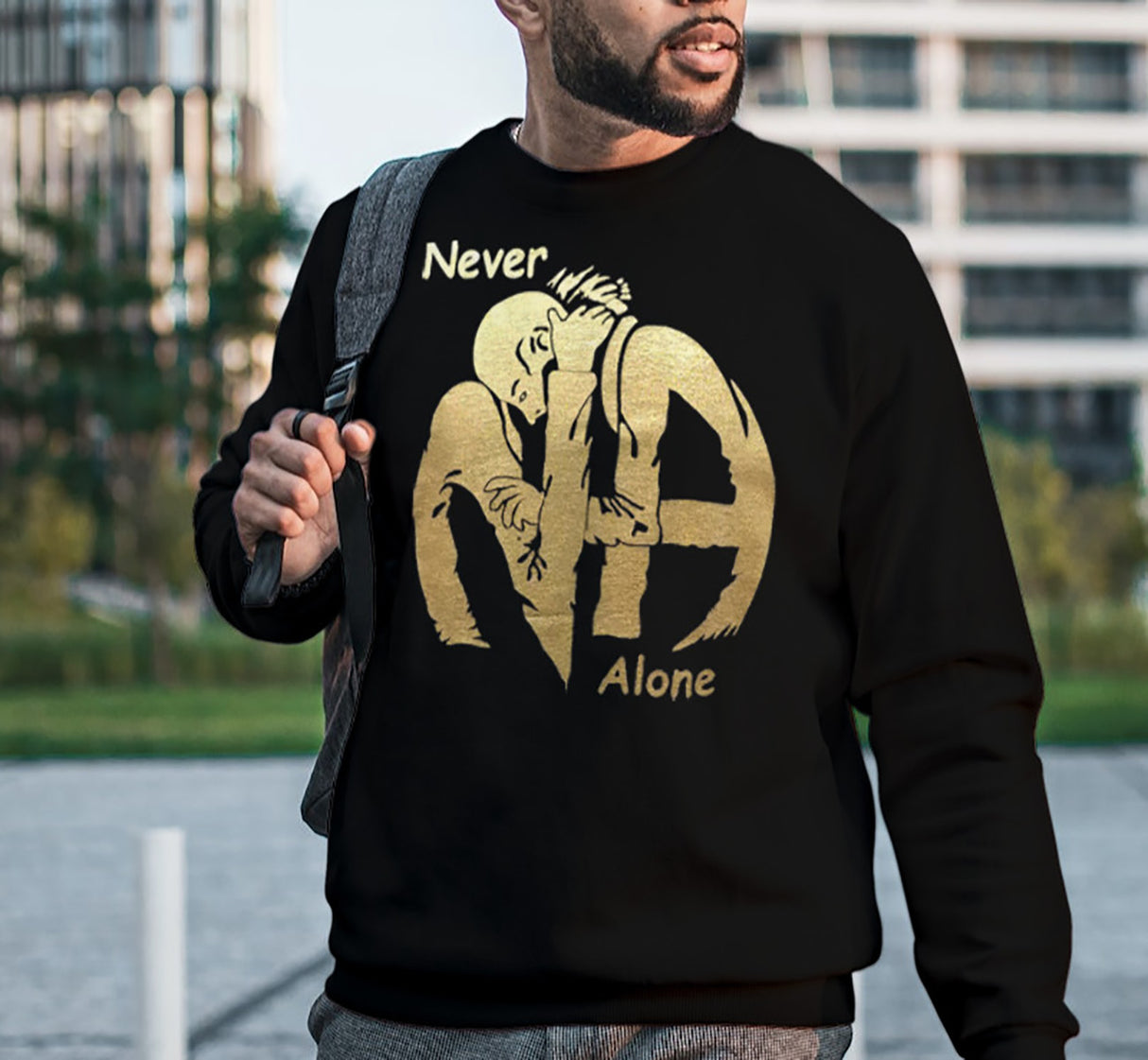 Hugs Never Alone Sweatshirt