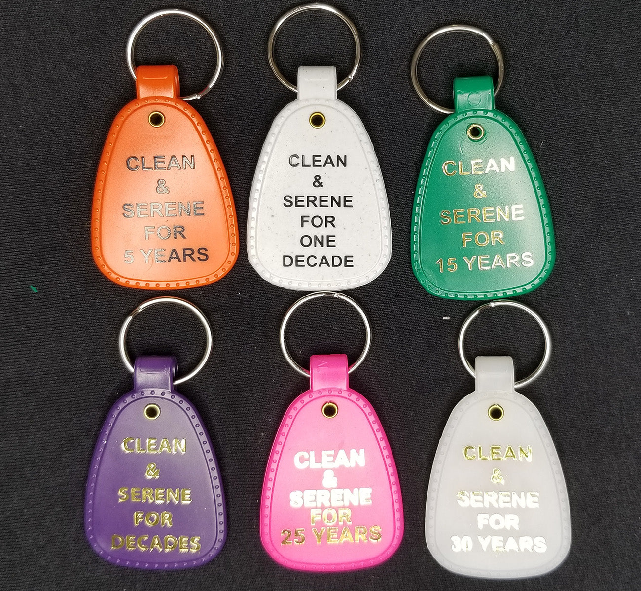 NAWEARS Narcotics Anonymous Gifts 10yr 20yr 25yr Year Key Tag nawears