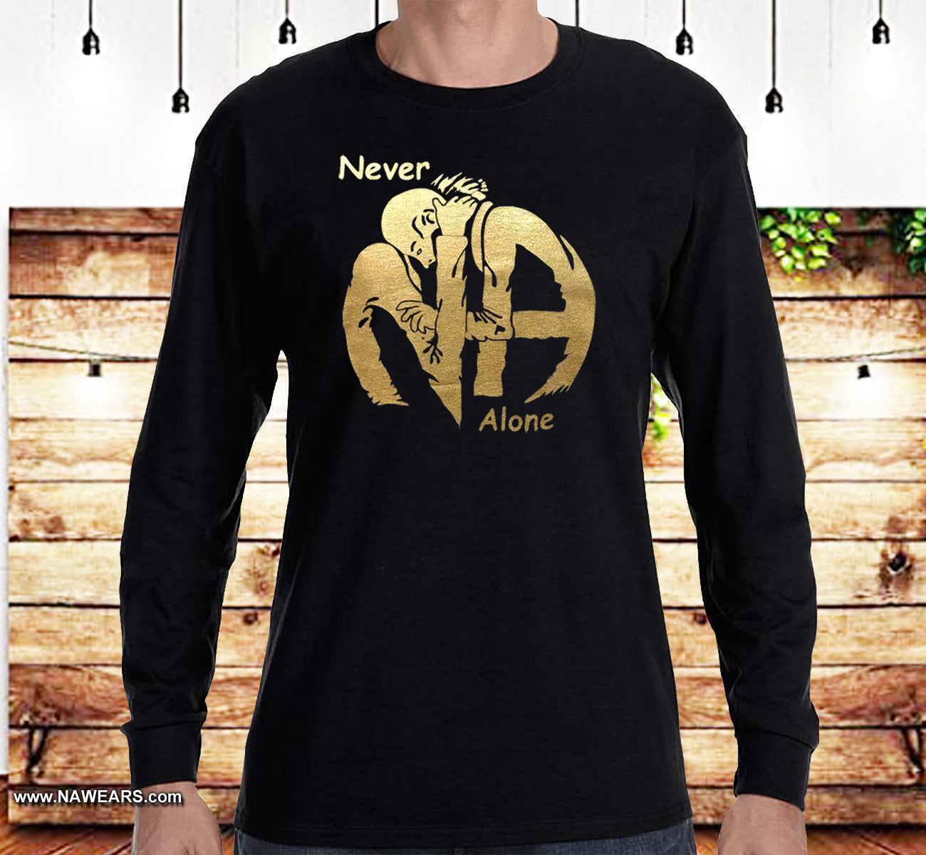 NA Shirts, Narcotics Anonymous Shirt, HUGS / THE GENTLE EMBRACE