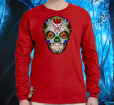 Sugar Skull  Long Sleeve Tee