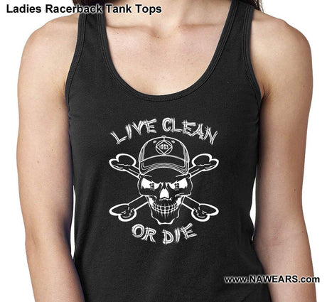 Live Clean OG Cappy  Ladies Tank Tops - nawears