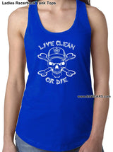 ltt- Live Clean OG Cappy - Ladies Tank Tops - nawears