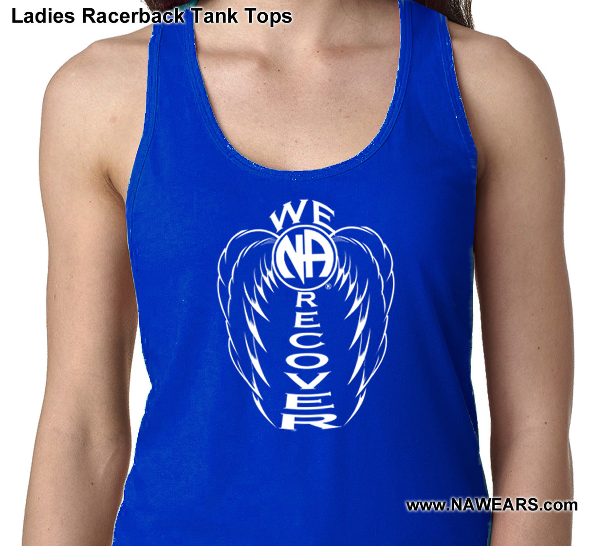 ltt- We Recover Wings Ladies Tank Tops