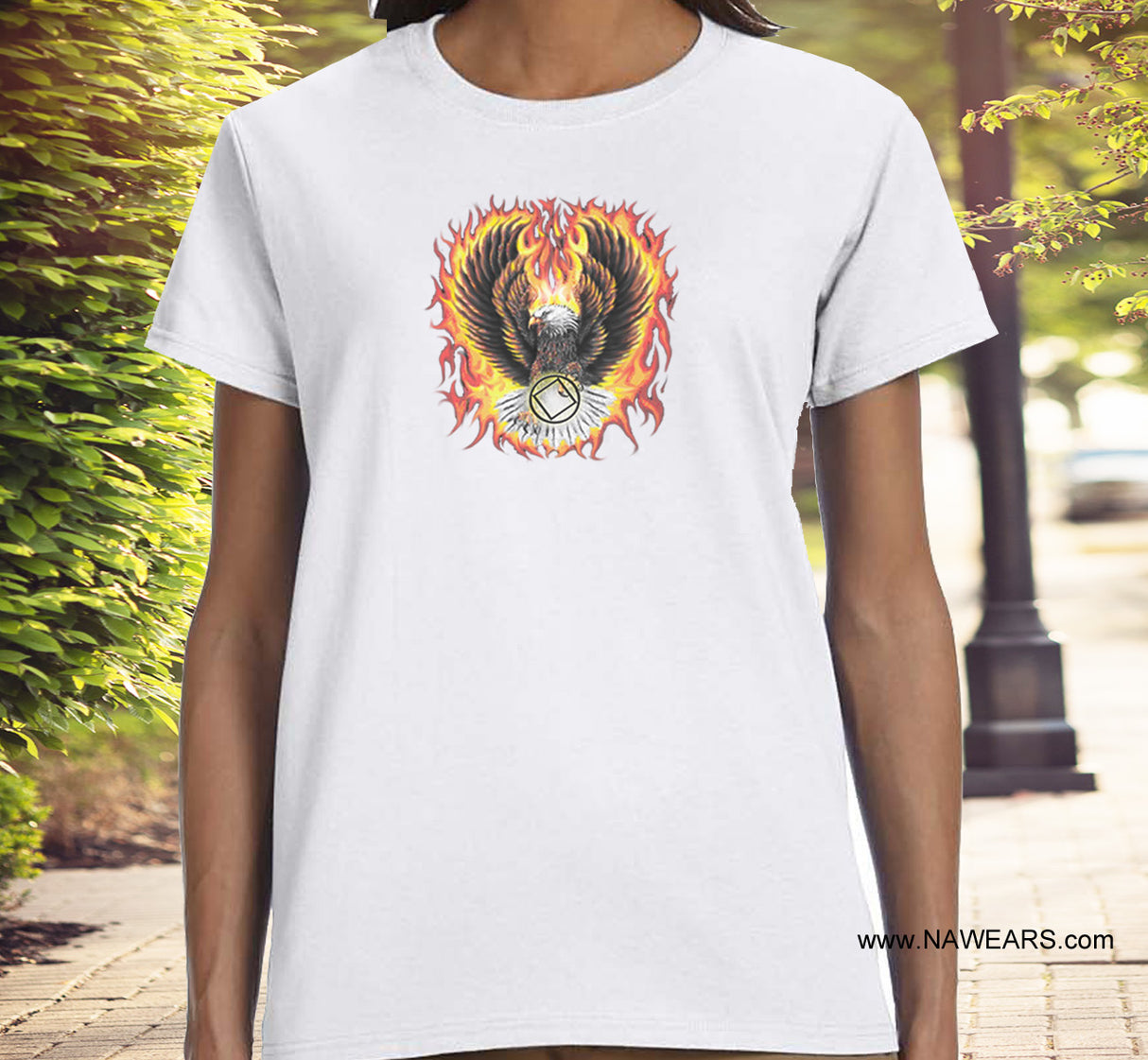 ldTs- Flaming Eagle Ladies T's