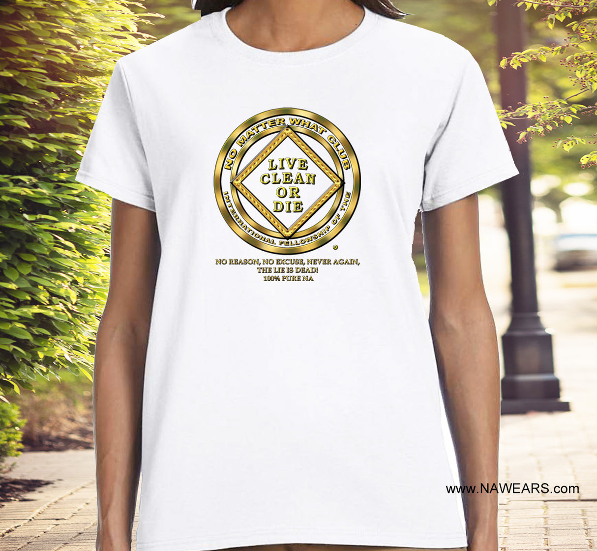 ldTs- No Matter What Gold Ladies T's
