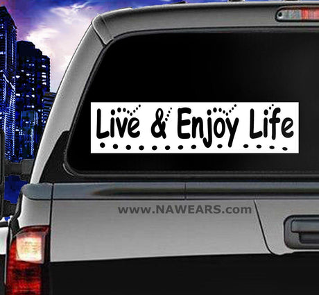 Win Decal - Live & Enjoy Life Decals - nawears