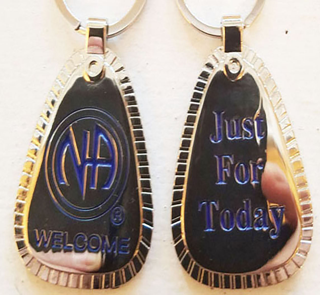 NAWEARS Narcotics Anonymous Gifts NA Gold Plated JFT Year Tag nawears