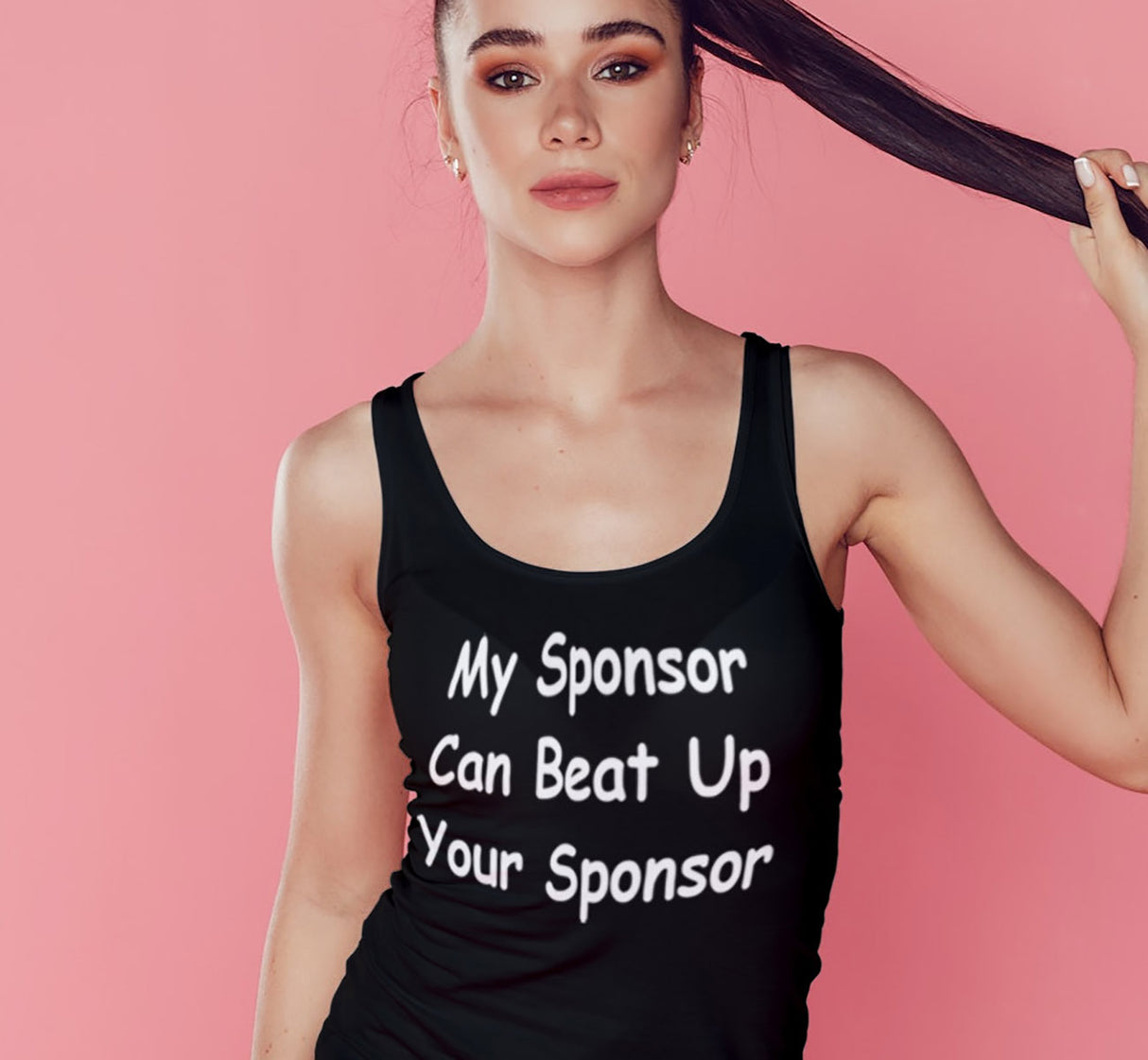 ltt- My Sponsor Can Ladies Tank Tops