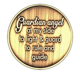 NA Angel Bronze Recovery Medallion  back side
