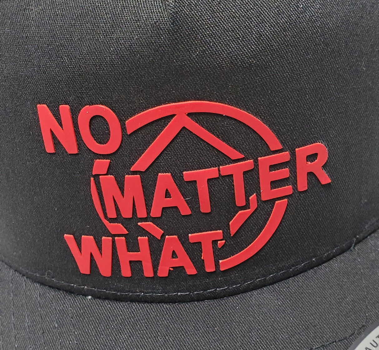 Trucker Cap - No Matter What Blk/Red