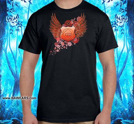 Red Flying Shield Tee