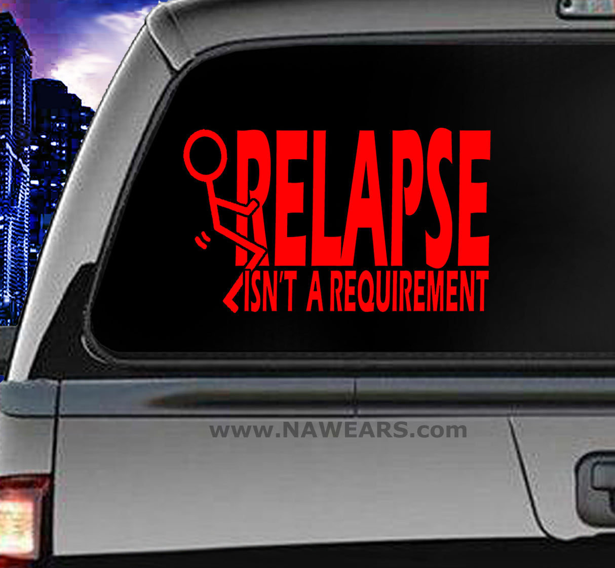 Win Decal - Relapse Isn't Requirement