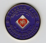 NA Recovery Medallion - Purple