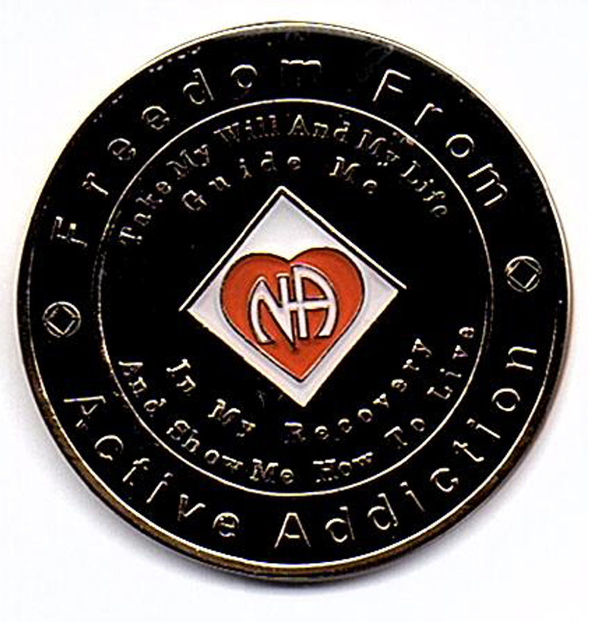 NA Recovery Medallion -  Red