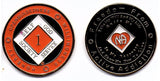NA Recovery Medallion -  Red