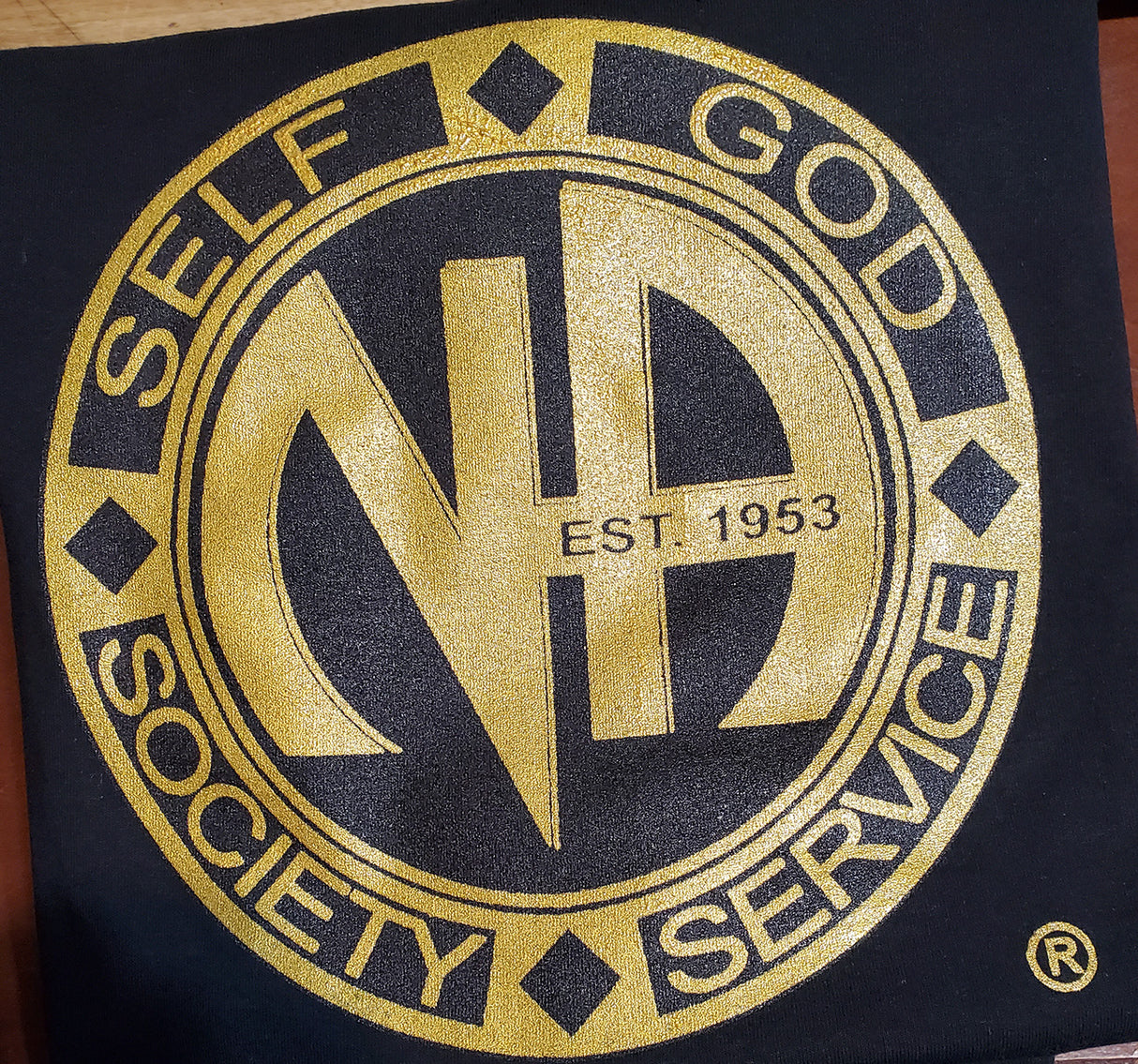 Self God Society Service GOLD SS/LS Tee