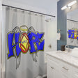 Hope Wings Graffiti Shower Curtains